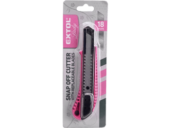 Růžový ulamovací nůž Extol Lady