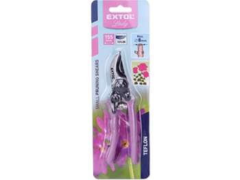 Růžové zahradnické nůžky Extol Lady
